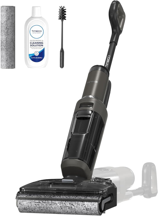 Tineco Floor ONE i6 Stretch Wet Dry Vacuum Cleaner, Vacuum & Mop All in One, 20kpa Powerful Suction, Up to 40 Minutes Runtime, 180° Lay-Flat, Anti-Tangle Design, Full-Path Self-Cleaning&185℉ Flashdry