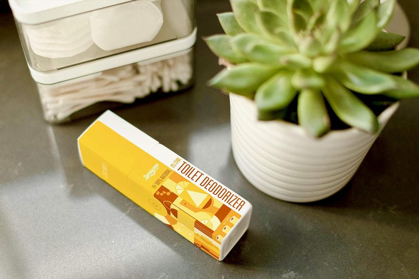 #1 Strongest Natural Toilet Spray for Poop + Bathroom Air Freshener (Citrus Haven) Extra Long Lasting Before You Go Toilet Spray Bathroom Poop Spray & Toilet Deodorizer w/Premium Grade Essential Oils